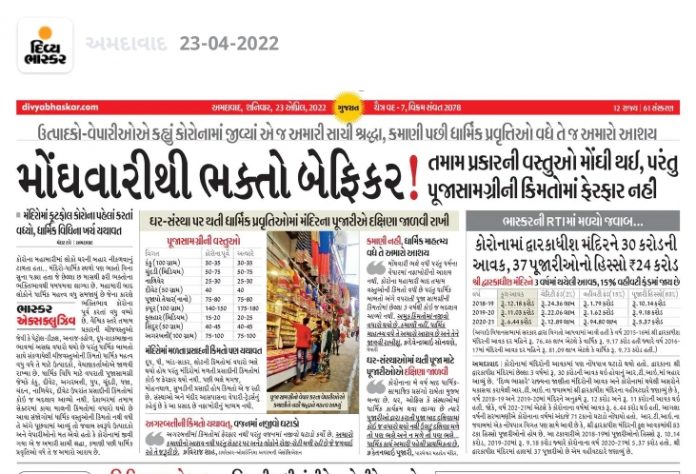દિવ્ય ભાસ્કર લેખ
