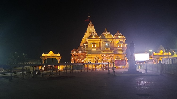 Somnath Mandir at Prabhas, Gujarat