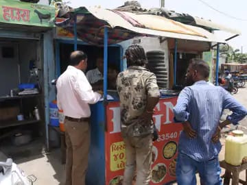 Illegal Non veg stalls
