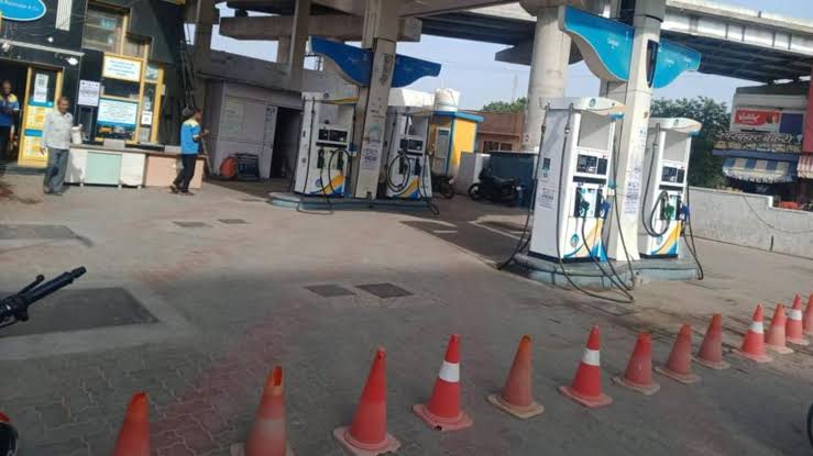 Petrol pump strike in Rajasthan