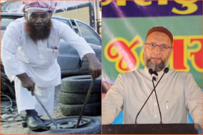 Owaisi and Abdul Puncture