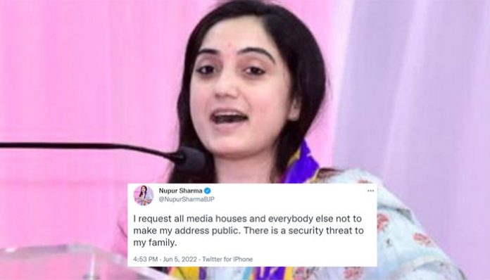 Nupur sharma address