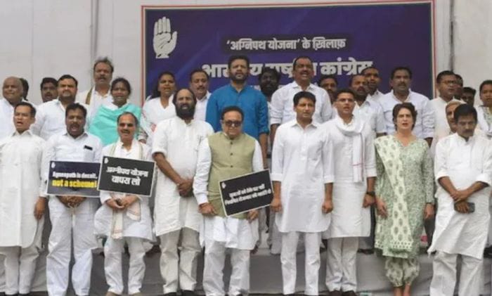 Congress Dharna Jantar Mantar