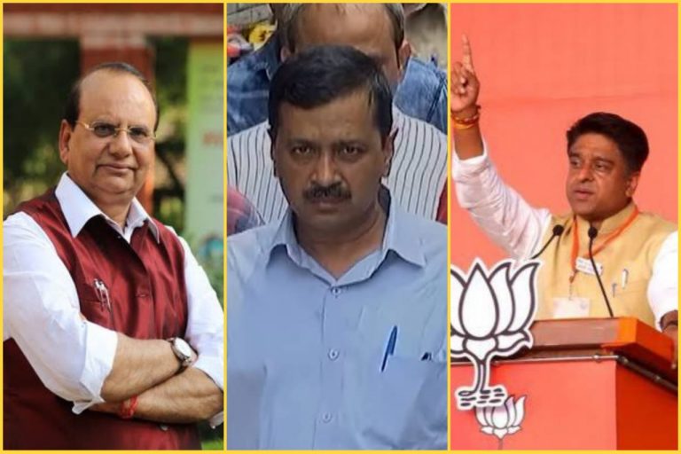political scenes in delhi