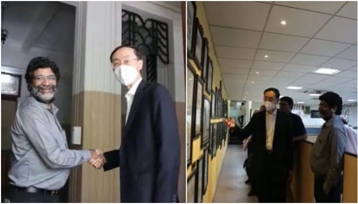 Chinese Ambassador Visits The Hindu