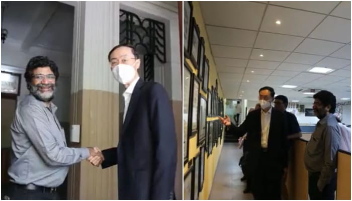 Chinese Ambassador Visits The Hindu