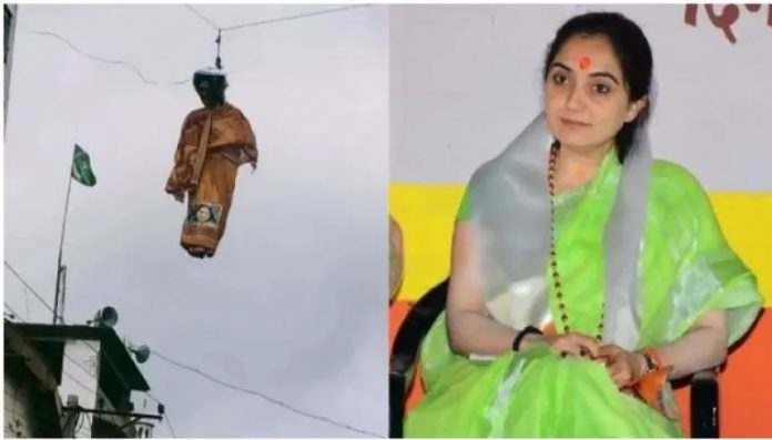 નૂપુર શર્માનું લટકતું પુતળું
