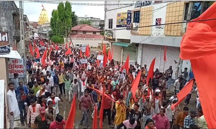 Hindus Rallies in Ambaji