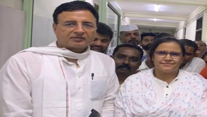 congress supporter abuses nupur