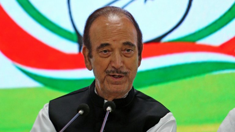 ગુલામ નબી આઝાદે રાજીનામું આપ્યું