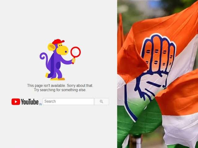 Congress YouTube channel deleted