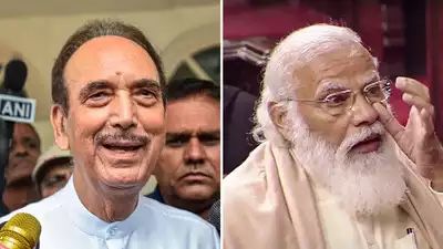 Azad talks about modi