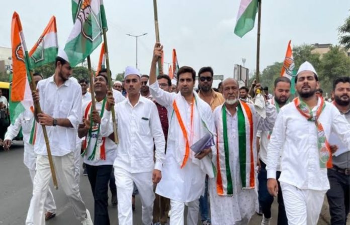 કોંગ્રેસની પરિવર્તન યાત્રા પર પાણી ફરી વળ્યું