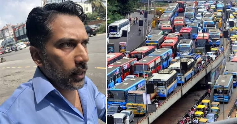 A doctor stuck in Bengaluru traffic