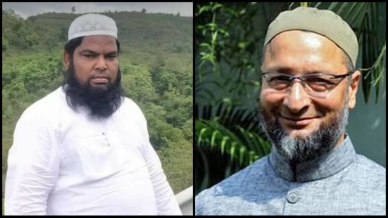 owaisi caught spreading lie