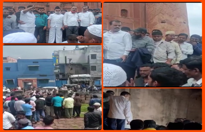 કર્ણાટકમાં મસ્જીદમાં પરંપરાગત પૂજા