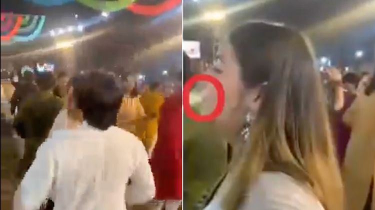 ગરબામાં સિગરેટ પીતી યુવતીનો વિડીયો વાયરલ