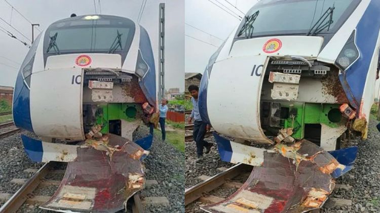વંદે ભારતને અકસ્માત નડ્યો