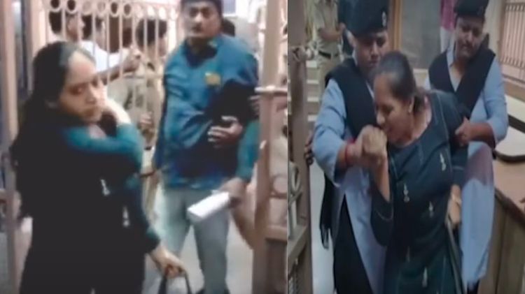 આપ નેતાએ બચકું ભર્યું