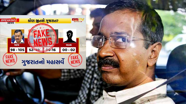 ફેક સરવે આપ
