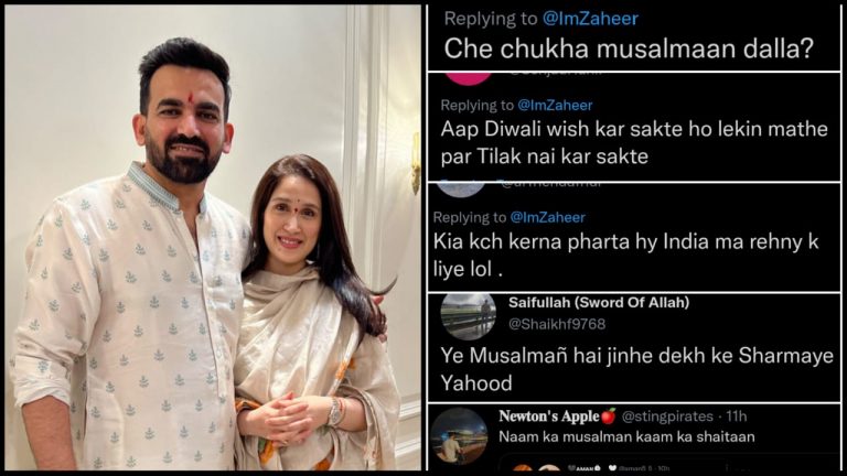 Happy Diwali from Zaheer Khan