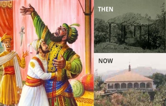 અફઝલ ખાનની કબર પાસે