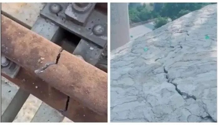 Blast on Railway Track