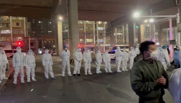 Protest against Corona restrictions in China
