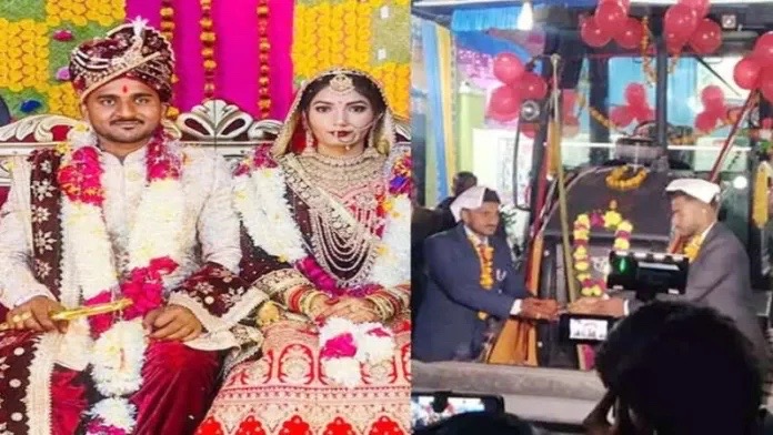 A bulldozer as a wedding gift