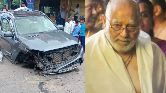 Prahlad Modi had a road accident