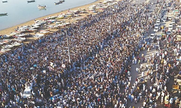 બલોચિસ્તાનના ગ્વાદરમાં જોરદાર સરકાર વિરોધી પ્રદર્શન થઈ રહ્યા છે