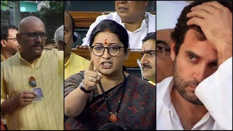 Amriti Irani challenged Rahul Gandhi