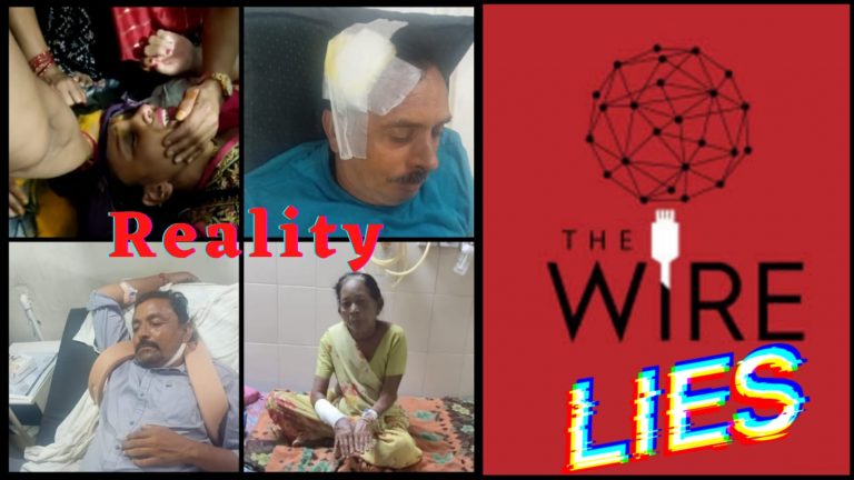 ધ વાયરે મુસ્લિમ પથ્થરબાજોને નિર્દોષ બતાવવાનો પ્રયાસ કર્યો