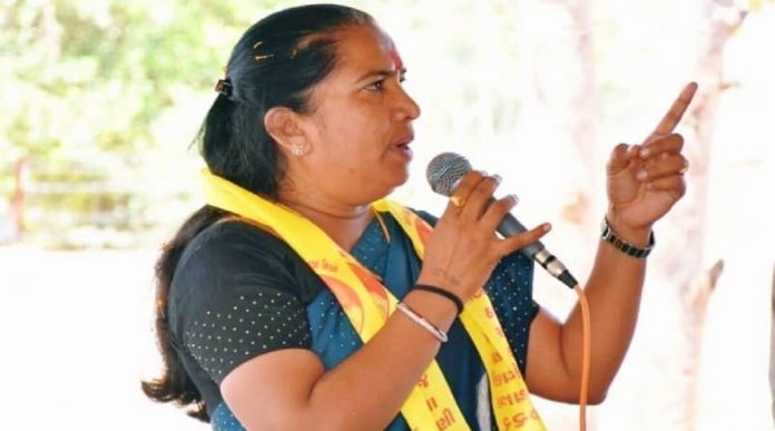 Ganiben Thakor attacked his own party