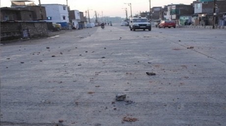 Stone pelting across Hindu houses in Poonch