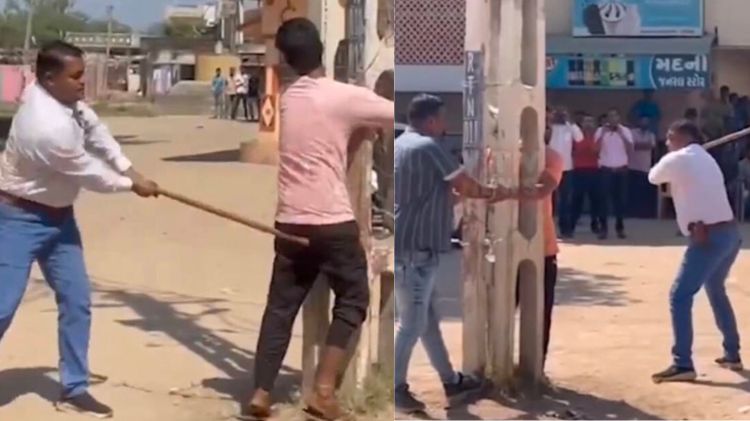 ગરબામાં પથ્થરમારો કરનારાઓને પાઠ