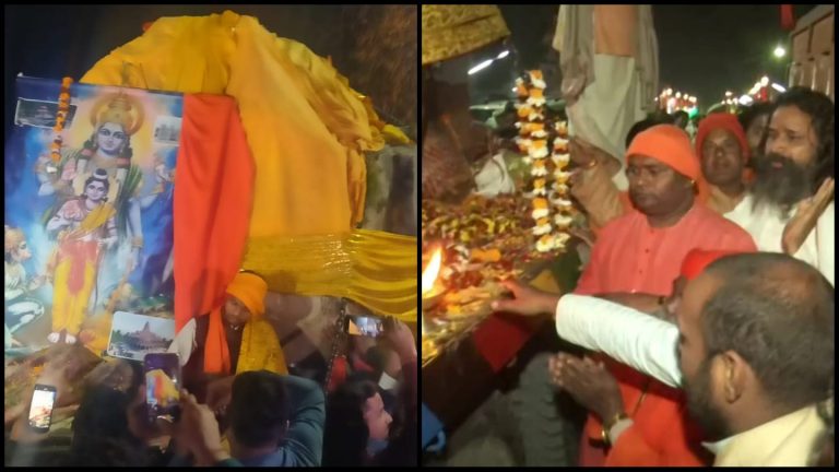 શાલિગ્રામ પથ્થરો ગોરખનાથ મંદિર પહોંચ્યા