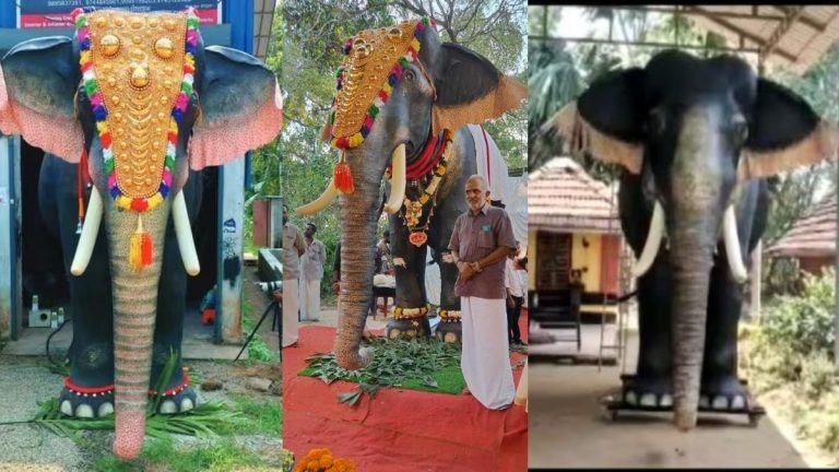 કેરળના આ મંદિરમાં હવે રોબોટિક હાથી કામ કરશે