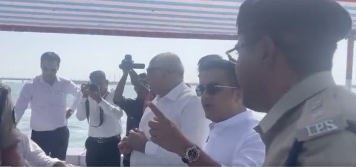દ્વારકાની મુલાકાતે સીએમ અને એચએમ