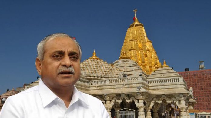 અંબાજી મંદિર પ્રસાદ નીતિન પટેલ