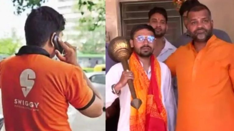 મંદિરમાં મટન Swiggyના ડિલિવરીબોયનું