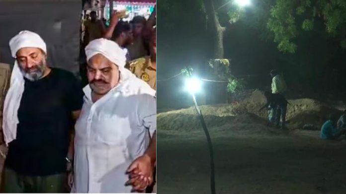 અતીક અશરફ પોસ્ટમોર્ટમ સુપુર્દ-એ-ખાક