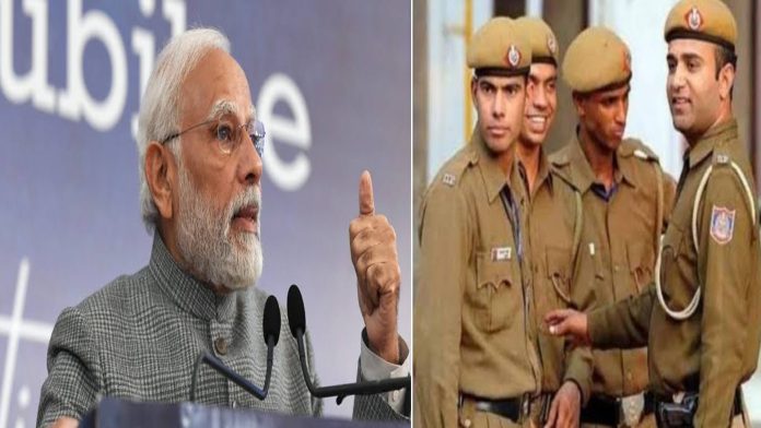 બિહાર પોલીસના PMના વખાણ