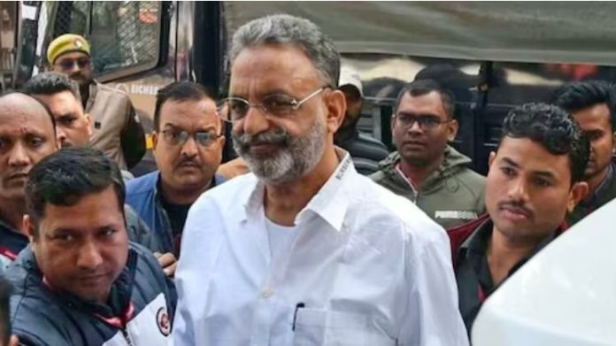 મુખ્તાર અન્સારીને સજા
