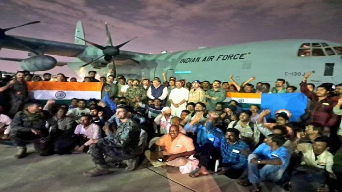 ભારતીય વાયુસેનાએ સુદાનમા વિમાન