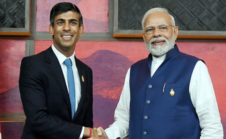 પીએમ મોદી અને સુનકે ફોન પર વાતચીત કરી