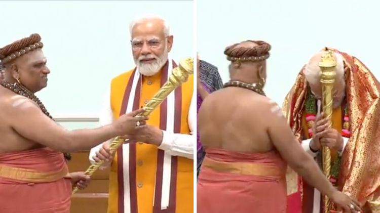 પીએમ મોદી સેંગોલ