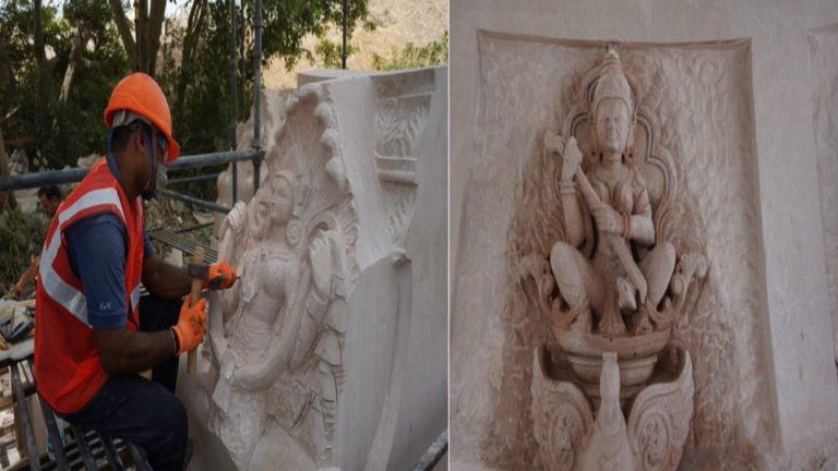 રામ મંદિરના સુંદર મૂર્તિઓ