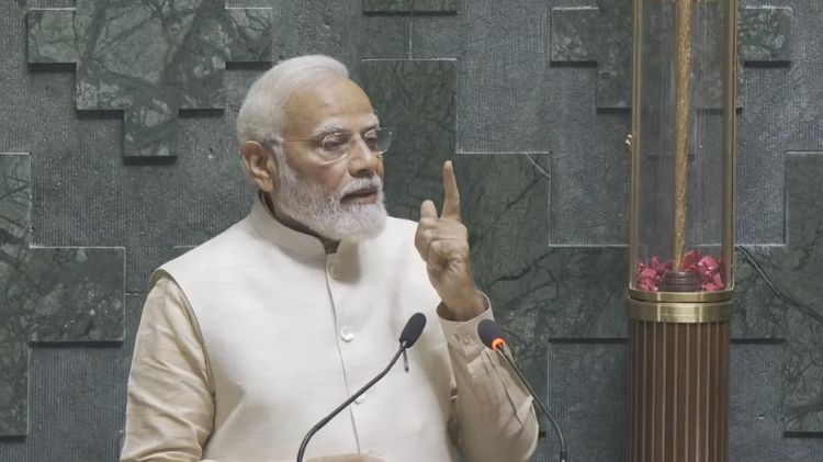 મોદી સંસદ સંબોધન