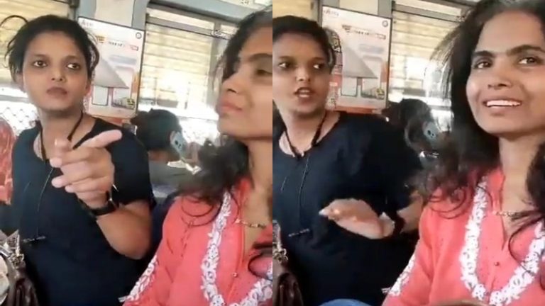 ટ્રેનમાં ખ્રિસ્તી મહિલાનો Video